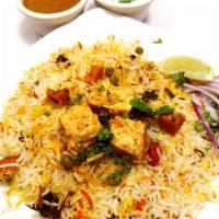 Paneer Biryani · Seasoned mixed rice.