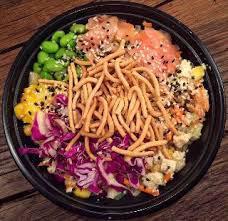 Create Your Own Medium Poke Bowl · 3 scoops of protein.