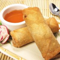 Thai Egg Rolls · Thinly sliced vegetables and vermicelli noodles wrapped in rice paper and deep-fried. Served...