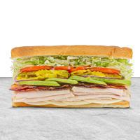 Turkey, Avocado & Bacon · Turkey breast, bacon slices, fresh sliced avocado, and Provolone cheese.  Comes with THE WOR...