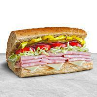 Classic Ham · Smoked ham and aged Swiss cheese.  Comes with THE WORKS!