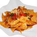 Cheese and Mexican Salsa Nachos · Served with salsa.
