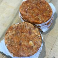 Chicken Patties · Ground chicken seasoned with Cajun seasoning. 4 per pack, sold by the pack .