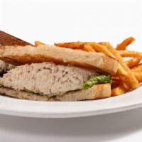 Tuna Sandwich · White albacore tuna served with your choice of breadand with side of french fries.