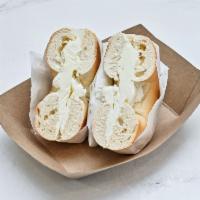Bagel with Plain Cream Cheese Spread · Your choice of bagel with plain cream cheese.