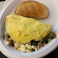 Spinach and Feta Omelet · 