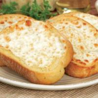 Garlic Bread with Cheese · 4 Pieces of Garlic Bread with Cheese, Seasoned Cheese and Marinara Dipping.