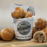 Mini Cheesesteaks Cup · Made with brotherly love. 4 mini cheesesteaks per cup.