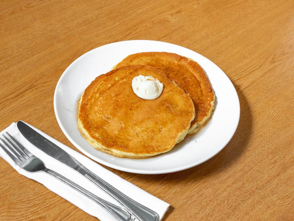 Buttermilk Pancakes · Fluffy pillow pancakes made with real buttermilk.
