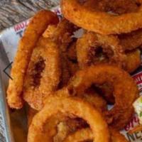 Onion Rings  · Fried battered onion. Choice of dipping sauce. 