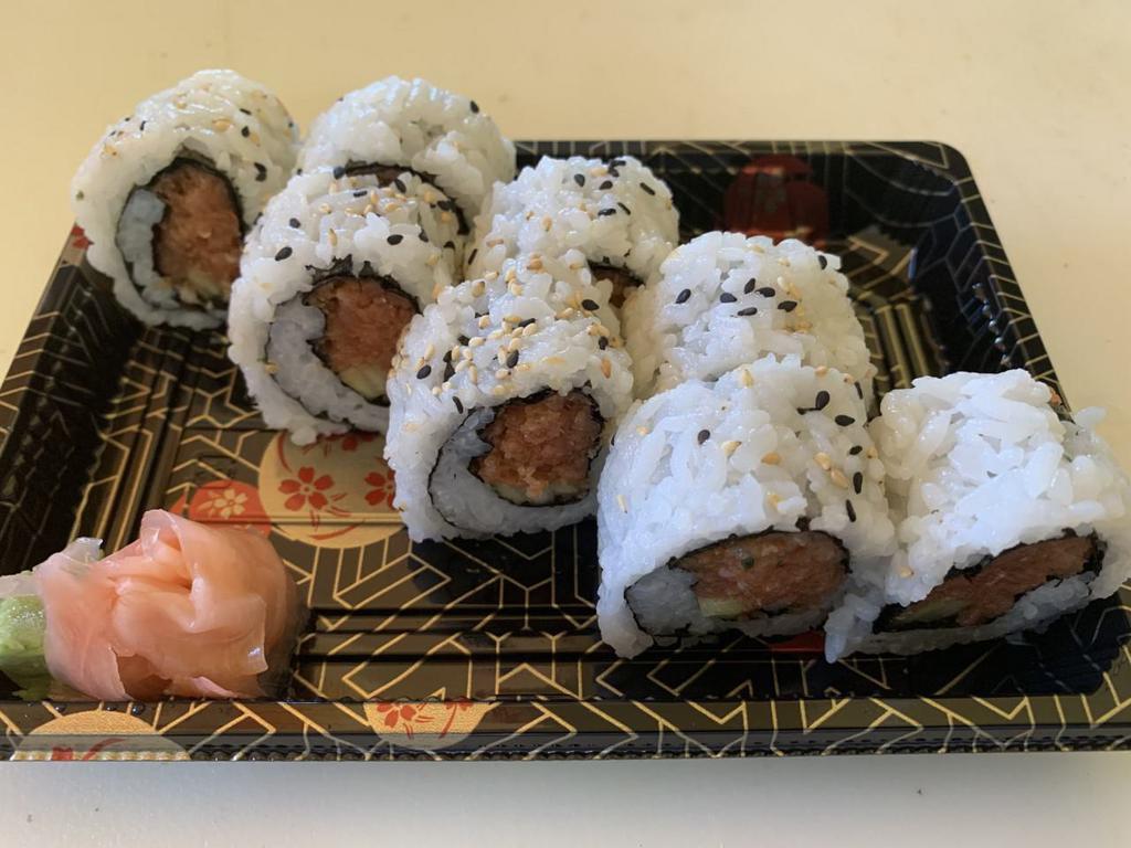 8 Pieces Spicy Tuna Roll · Spicy tuna and cucumber.