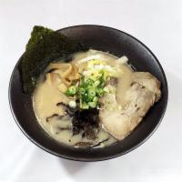 Shoyu Ramen	 · Soy sauce-based chicken broth. Comes with chashu. You can get pork or chicken meat!
