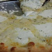 White Pizza · Ricotta and Mozzarella cheeses