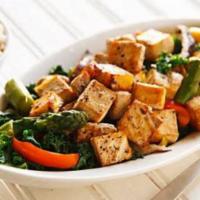 Saute Mixed Vegetables and tofu · Mixed vegetables in Garlic Sauce. Vegetarian.and tofu