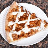 BBQ Chicken Pizza · Chicken, BBQ sauce and butter creamy ranch.