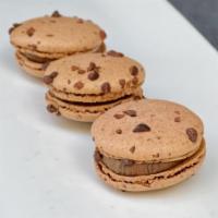 Chocolate Macarons (GF) · Dark Chocolate Ganache 