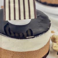 Chocolate Trilogy (GF) · GF Chocolate Cake / Dark & White Chocolate Mousse 