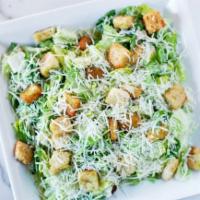 Caesar Salad · Romaine lettuce, parmesan cheese and
croutons (Vegetarian)
