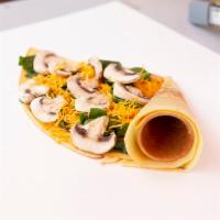 1. Spinach, Mushroom and Cheese Crepe · 
