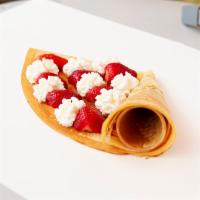 15. Strawberry Crepe · Whipped cream or Nutella.