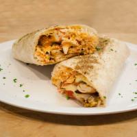 Chipotle Panini · Rice, pepper jack cheese, chipotle, roasted tomatoes and roasted onions.