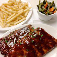 Whole Slab For 2 · One slab of ribs, plus potato, and a choice of soup, or tossed salad or coleslaw.
