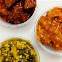 House-made Pickles · House-made spicy Indian pickles, and other fermented sides. All Curryblossom pickles are veg...