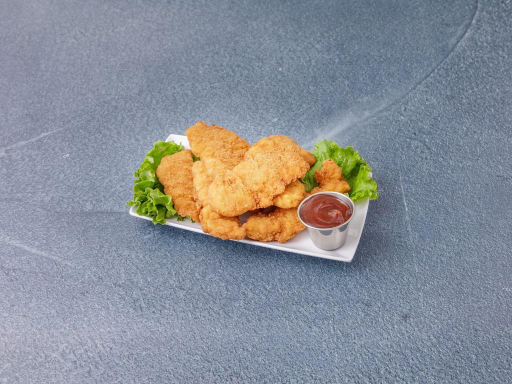 Chicken Tenders · Lightly breaded grade a chicken tenderloin served with Ken's brand honey mustard, sweet and sour or BBQ sauce.