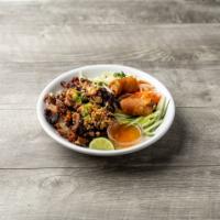 11. Bun Ga Nuong Cha Gio · Grilled chicken and spring roll