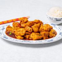 General Tso's Crispy Tofu · Spicy.  Fried Tofu tossed with our General Tso's sauce.
