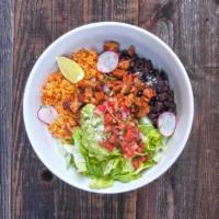 Nor-Cal Bowl · Served With Your Choice of Meat, Crispy Potatoes, Beans, Pico De Gallo, Sour Cream, Cheese a...