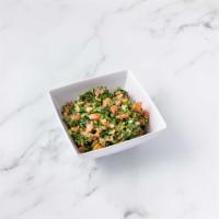 Tabouli Salad · Parsley, tomatoes, onions, burghul, lemon juice and olive oil.