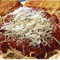 Pasta Renaissance · Our original recipe marinara sauce by Mama Cosenza served over angel hair pasta with grated ...