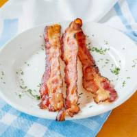 Side Bacon · Crispy Bacon served along side many choices or add to any of our yummy sandwiches.