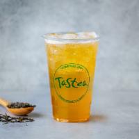 Iced Tea · Choice of sweetened black tea, jasmine green tea or white tea made with fair trade tea leaves.