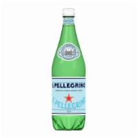 San Pellegrino · 1-liter sparkling water.