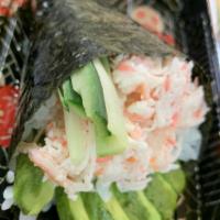 ​H2.​ ​ California hand roll  · Avocado cucumber. snow crab meat mixed