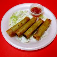 11D. Beef Lumpia · 4 pieces.