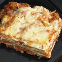 Lunch Lasagna · Includes marinara sauce.
