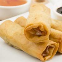 2. Vegetabie Spring Rolls 2 Pieces · 2 pieces. Crispy spring rolls filled with shredded vegetables. With sweet chili sauce on the...
