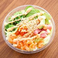 Half & Half Build Your Poke Bowl · Create your own poke bowl with your choice of 2 proteins and toppings.