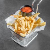 5 Star French Fries · Cooked by order french fries with sea salt. Ask for your favorite dipping sauce. Ketchup or ...