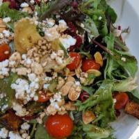 Farmers Salad Lunch · Field greens, grape tomatoes, avocado, goat cheese, dried cranberries, 
almonds, and crouton...