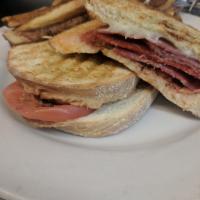 Italian Grinder Panini Lunch · Pepperoni, salami, sweet capicola, provolone cheese, tomato, and our classic Italian dressin...