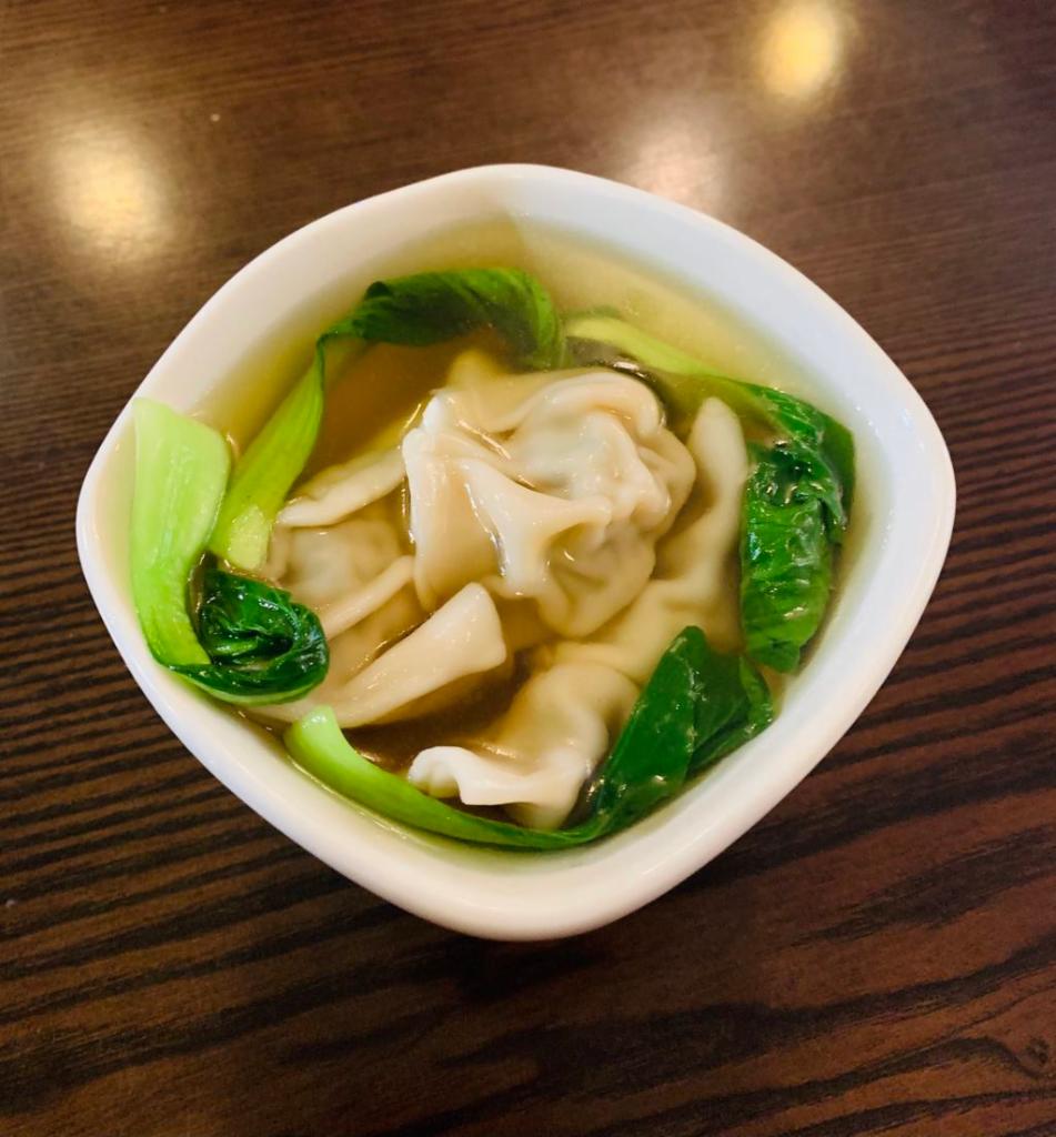 House Special Dumpling Soup · Served with pork dumpling and Bok Choy 