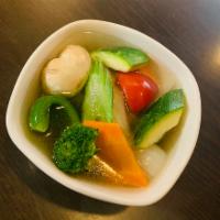 Vegetable Soup  · Mixed vegetable  in clear broth soup 