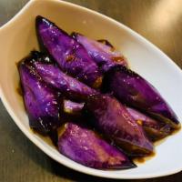 Sautéed Eggplant with Garlic Sauce  · Spicy 