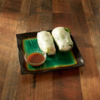 2 Tofu Veggies Fresh Roll · Spring rolls filled with crispy tofu, lettuce, herbs, bean sprouts, shredded carrots and ric...