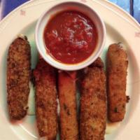 Fried Mozzarella · Fried Mozzarella sticks