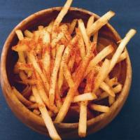 Togarashi Fries · Potato matchstick fries seasoned with togarashi spice.